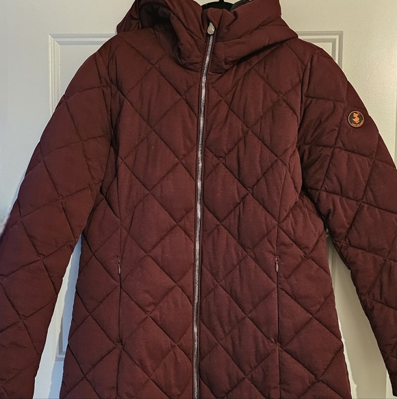 Save the Duck Hooded Stretch Parka sz 2 - Picture 11 of 11